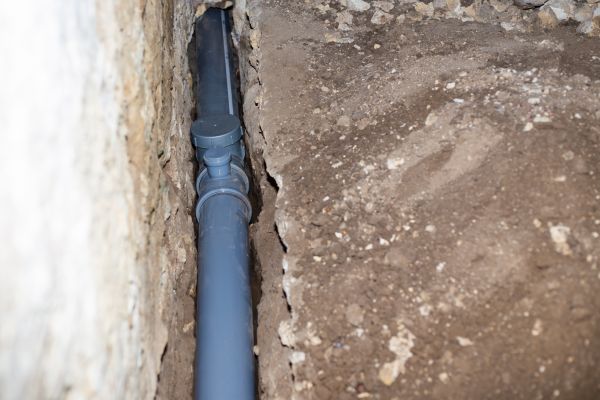 Drain Line Installation in Saginaw